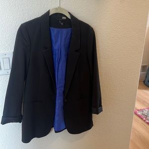 H&M black blazer size 6